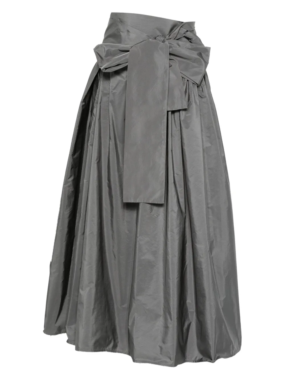 

Плиссированная юбка с бантом CO.GO, серый