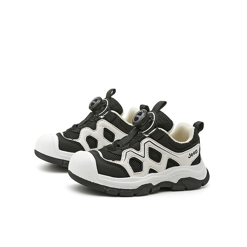 Кроссовки Jeep Kids Lifestyle Shoes Kids Low-top Beige/black, бежевый/черный — фото 3