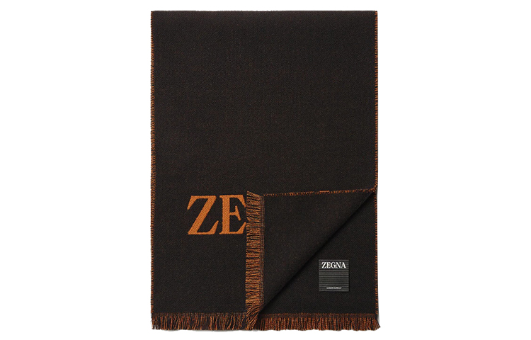 

Ermenegildo Zegna Вязаный шарф мужской черный, Black