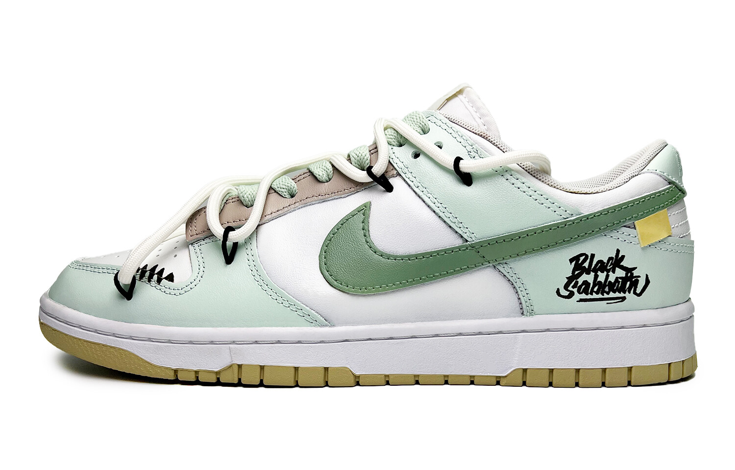 

Кроссовки Nike Dunk Skateboarding Shoes Women's Low-top Green/White, светло-зеленый