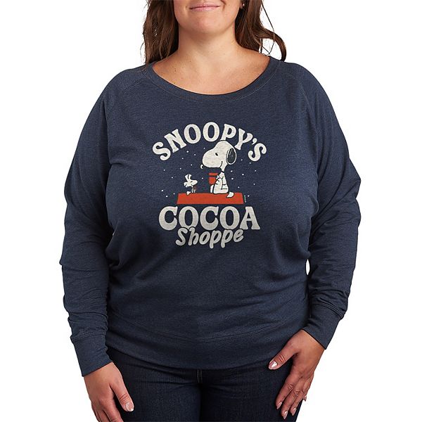 

Футболка с длинным рукавом Peanuts Snoopy's Cocoa Shoppe, plus size Licensed Character, Heather Indigo, Фиолетовый, Футболка с длинным рукавом Peanuts Snoopy's Cocoa Shoppe, plus size Licensed Character, Heather Indigo