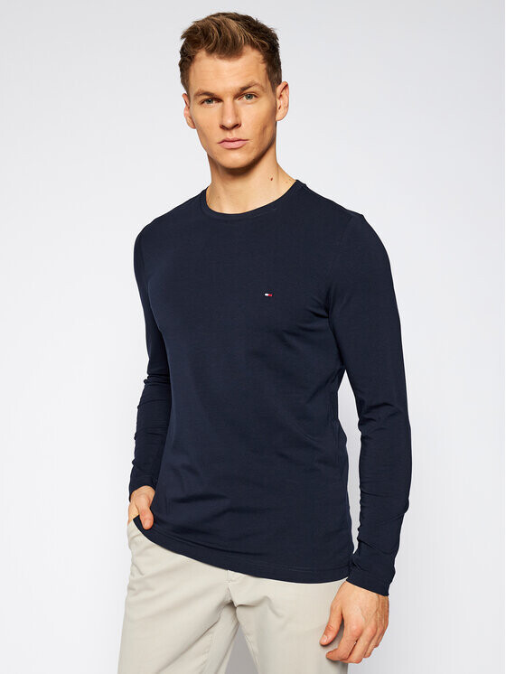 

Облегающий крой с длинными рукавами Tommy Hilfiger, синий