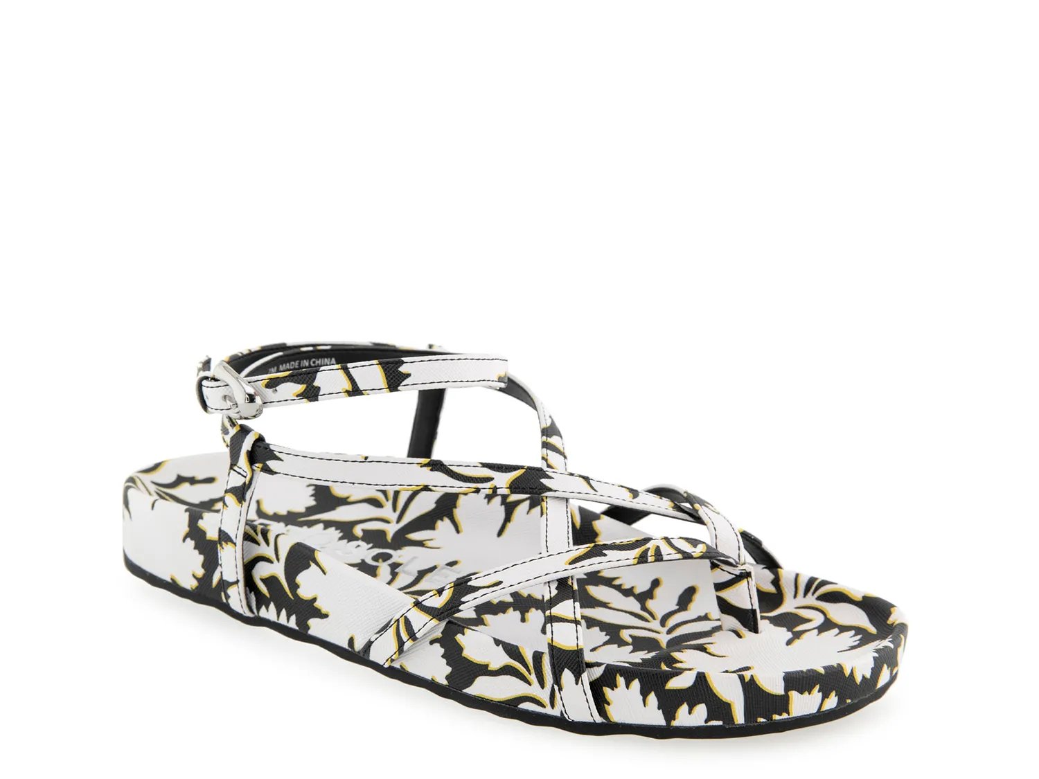 Сандалии Aerosoles Leera Platform Sandal, Off White/Black Floral Print