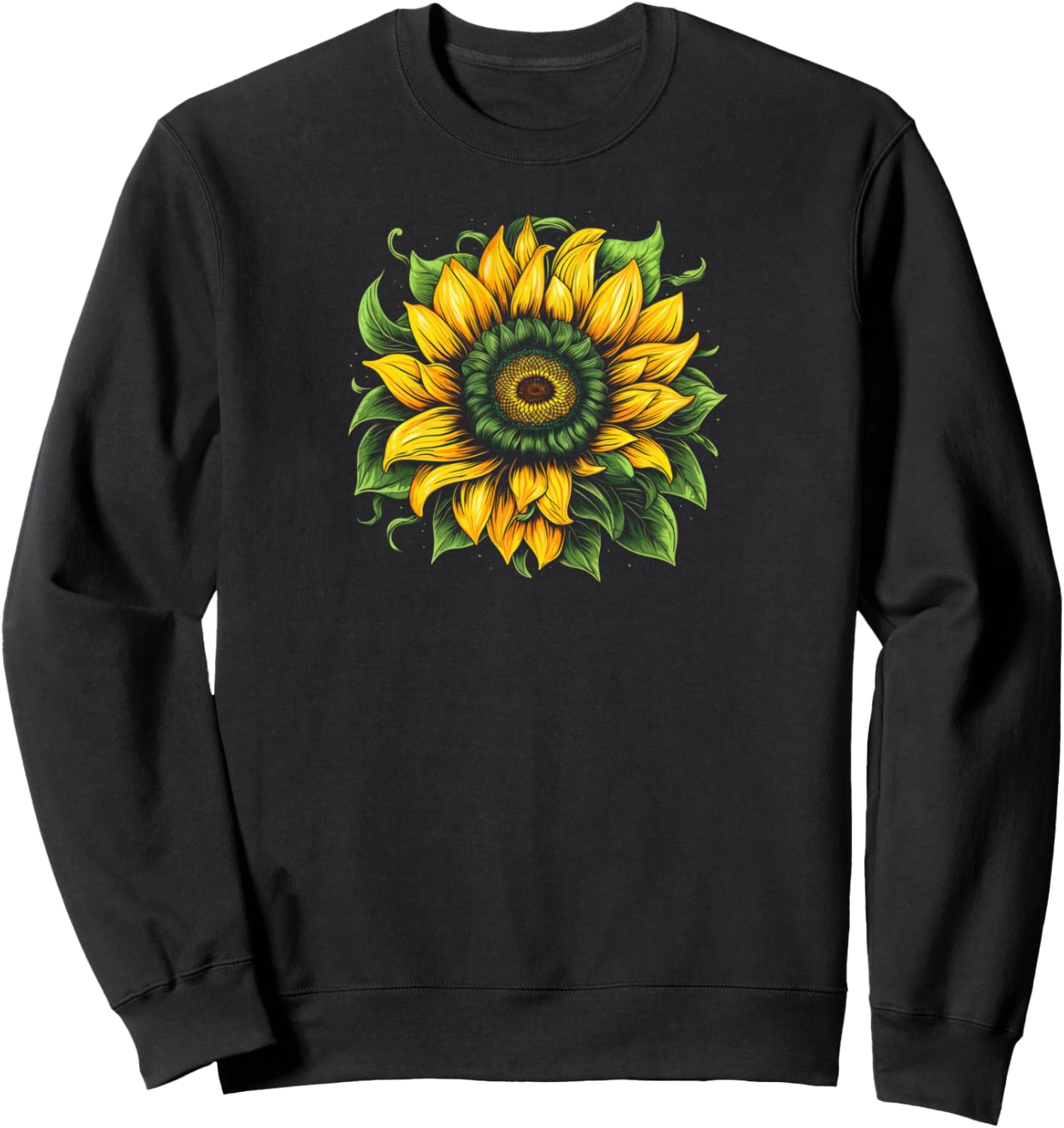 

Летняя толстовка с подсолнухами Sunflower Apparel, черный