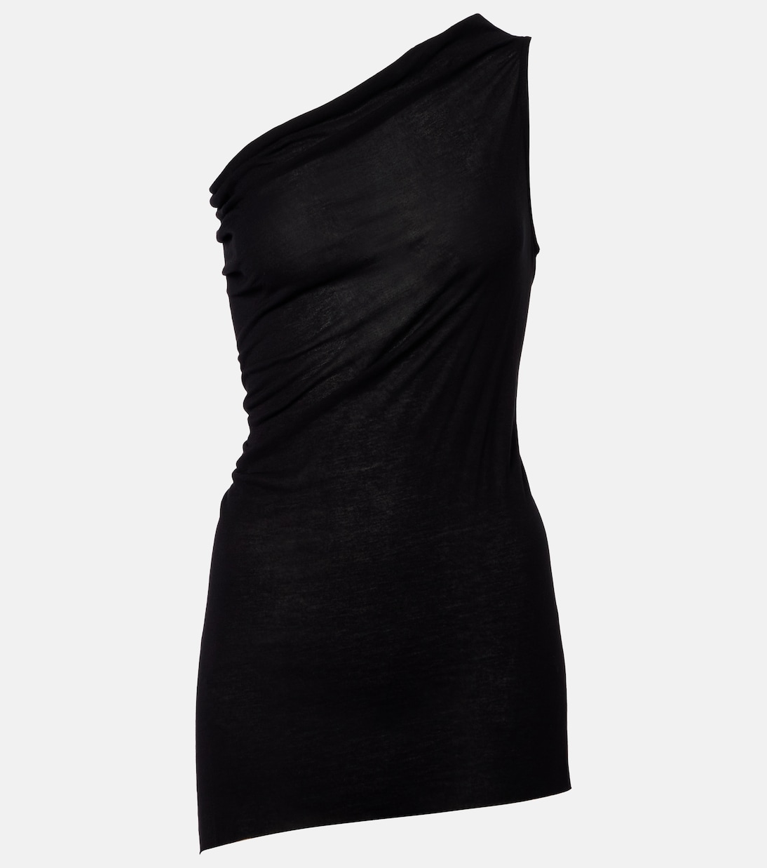 

Топ с одним плечом Rick Owens, черный