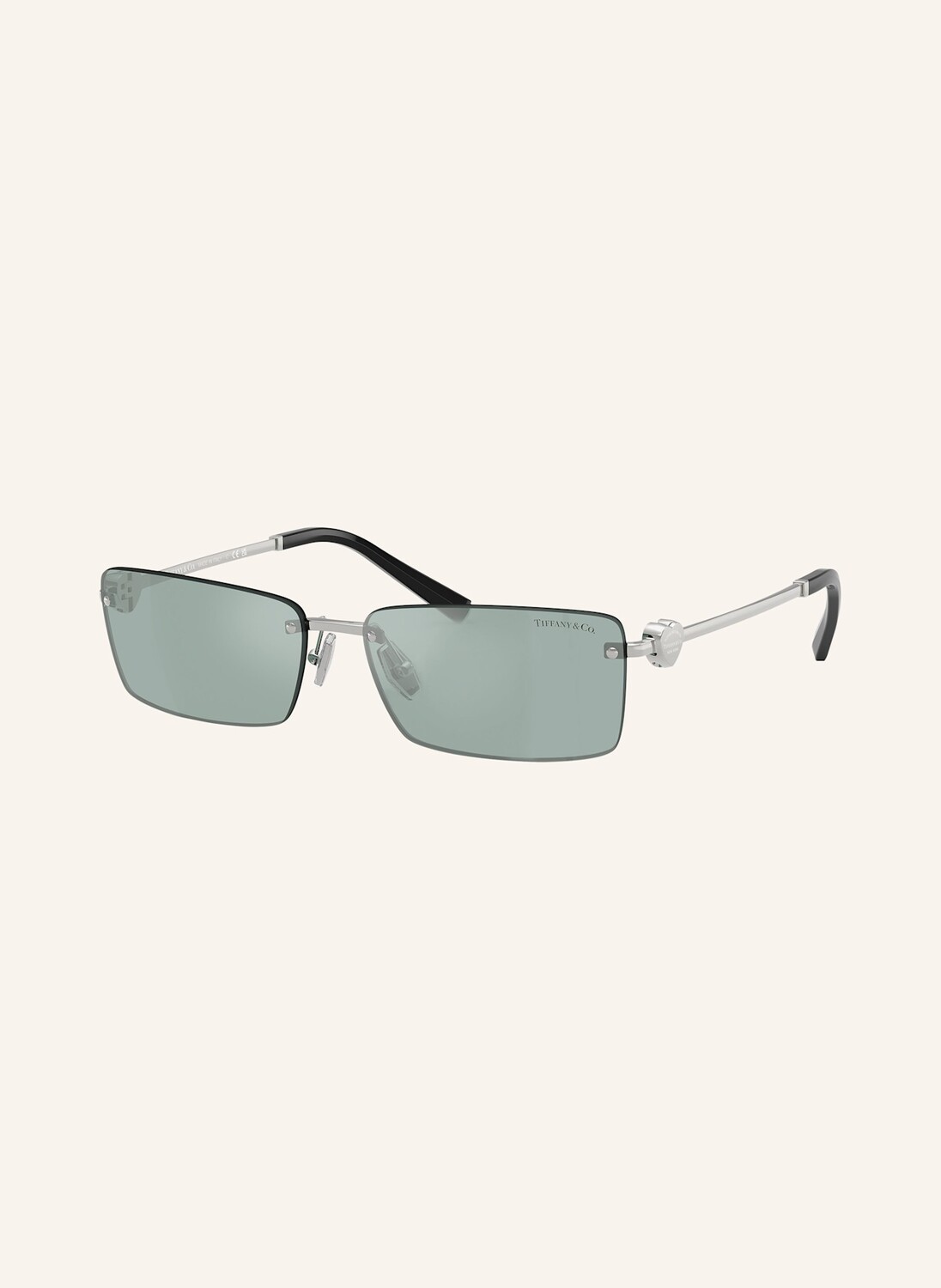 

Солнцезащитные очки tf3108b TIFFANY & Co., серебряный/синий зеркальный