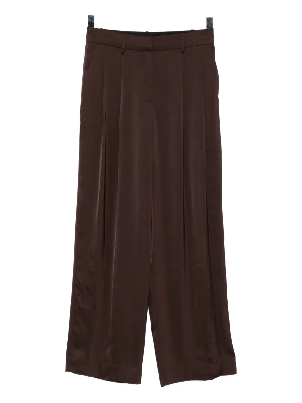 

Атласные брюки широкого кроя MICHAEL KORS, коричневый