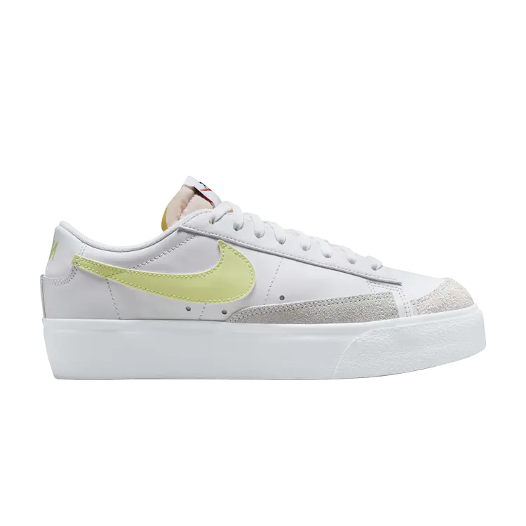 

Кроссовки Wmns Blazer Low Platform, цвет White Life Lime