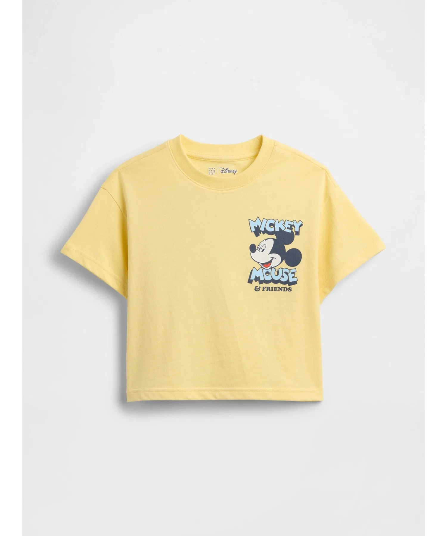Детская футболка GAP × Disney оверсайз с Микки Маусом красная — фото 2