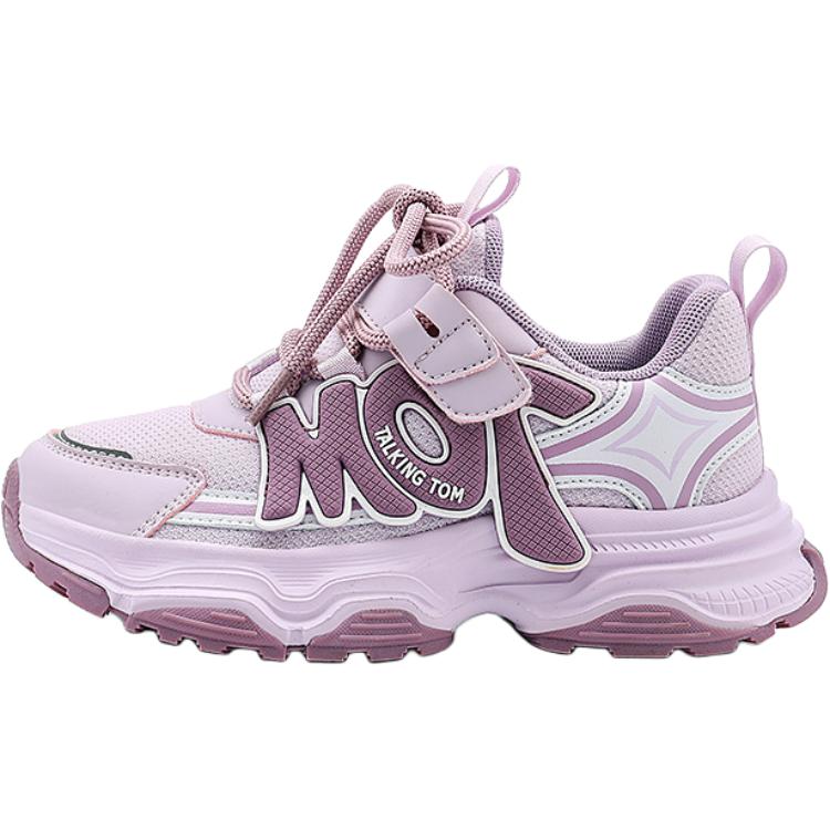 

Нескользящие, износостойкие, дышащие, легкие, амортизирующие детские кроссовки средней высоты для повседневной носки. TALKING TOM, фиолетовый