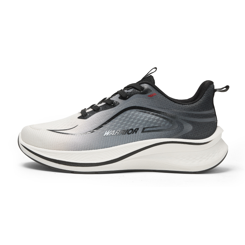 

WARRIOR Мужские беговые кроссовки низкие черные бежевые, цвет Black Beige