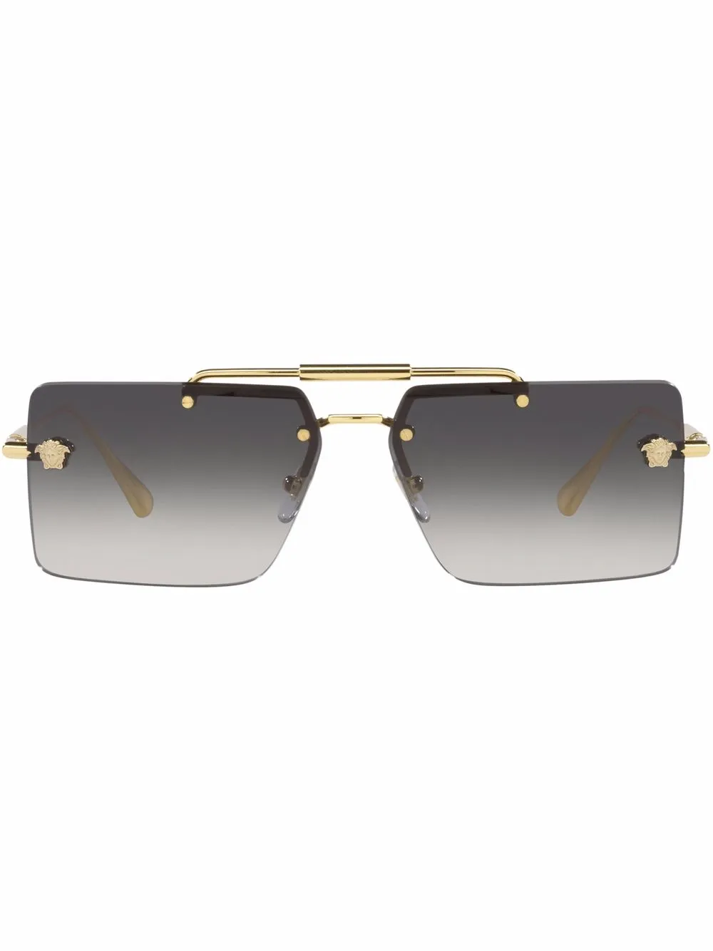 

Солнцезащитные очки с градиентными линзами Versace Eyewear, золотой