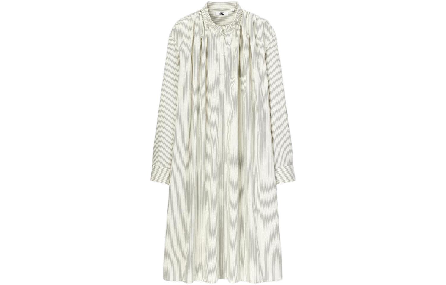 

UNIQLO SS22 Платье средней длины, зеленое