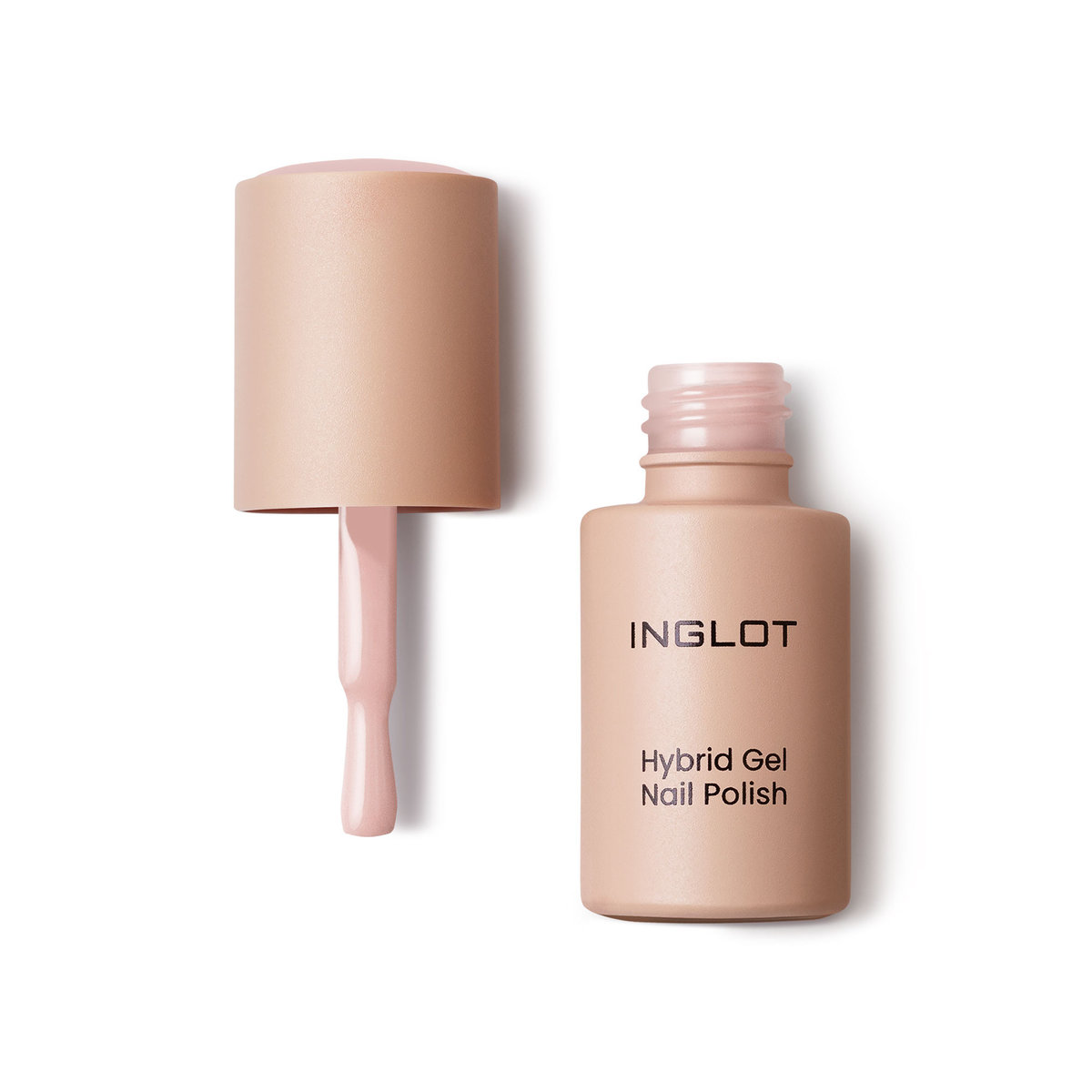 

INGLOT, Лак гибридный, Молочно-Розовый 304, 6мл