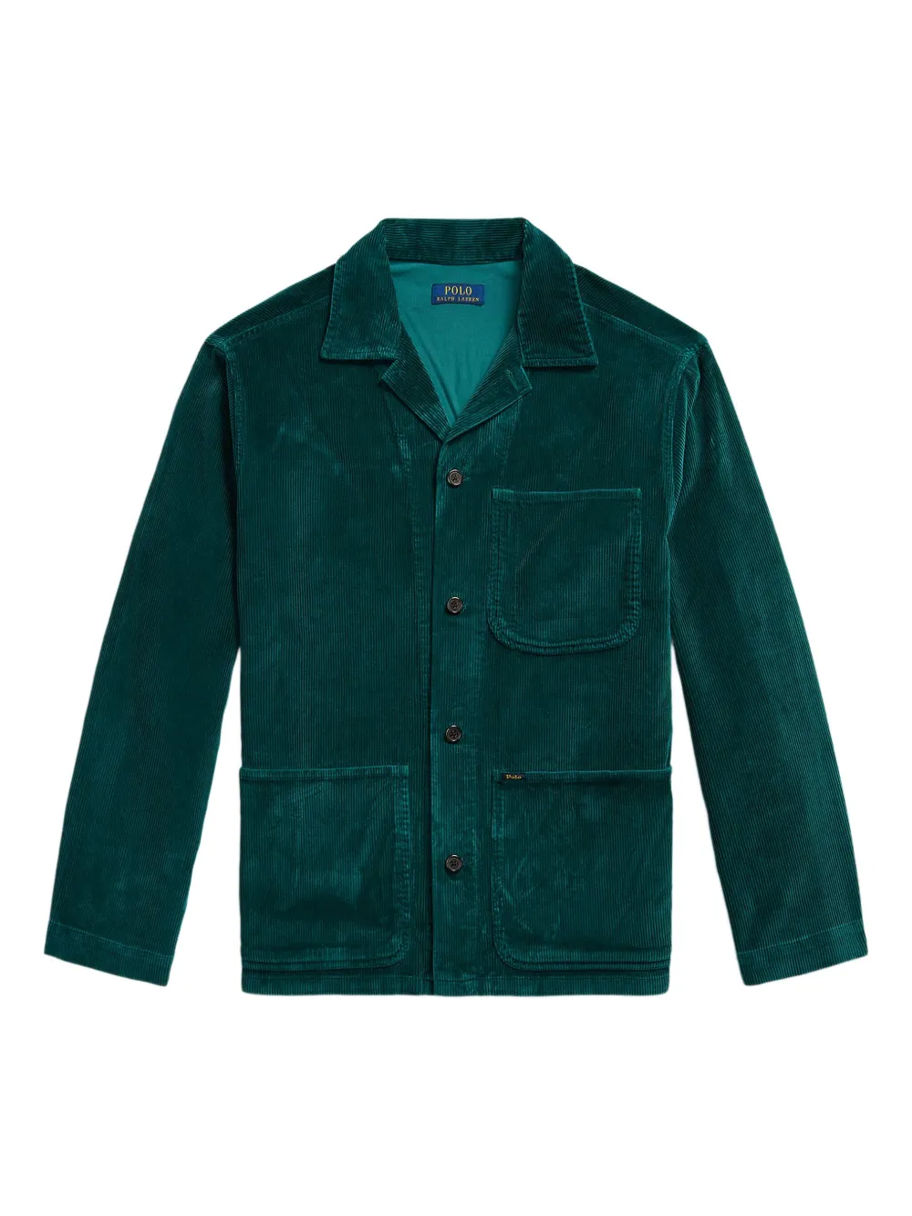 

Вельветовая куртка-рубашка с длинными рукавами POLO RALPH LAUREN, зеленый