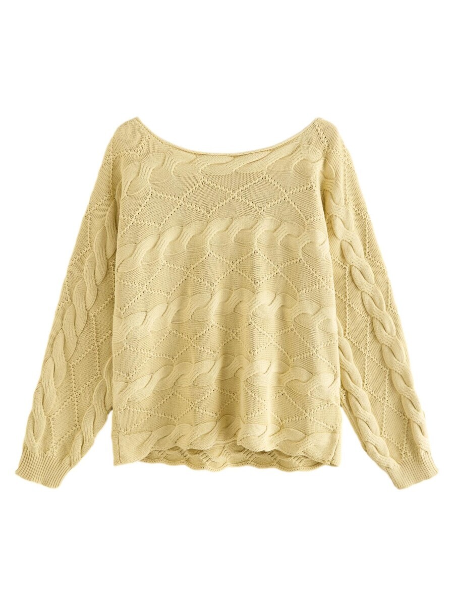 

Тонкий вязаный свитер Next Sweater, зеленый