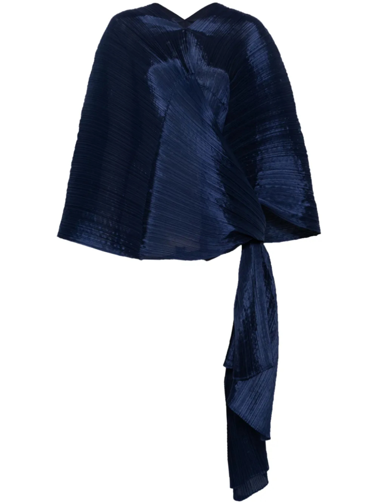 

Пончо Madame-T Pleats Please Issey Miyake, синий