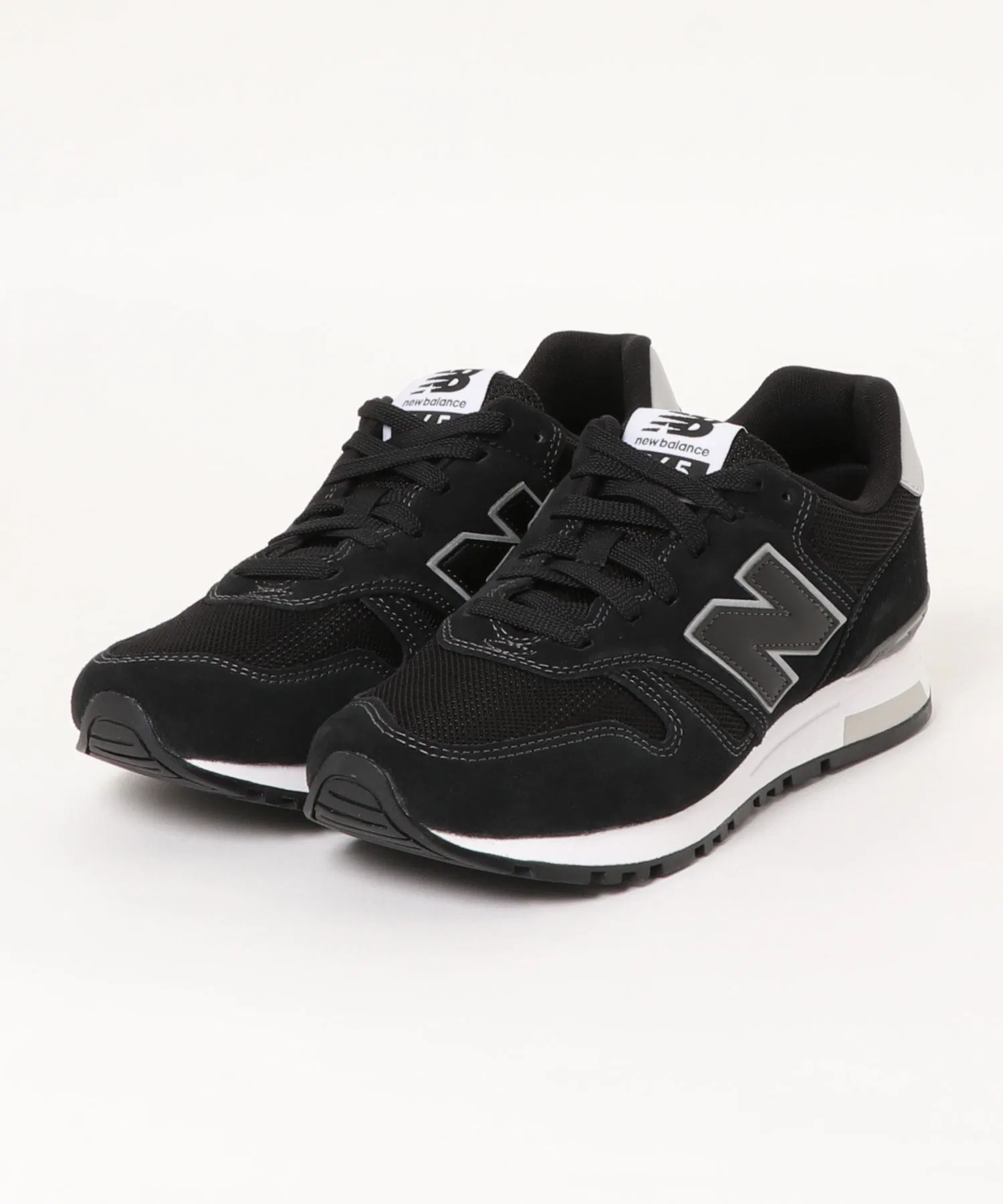 Мужские и женские кроссовки New Balance ML565 чёрные — фото 2