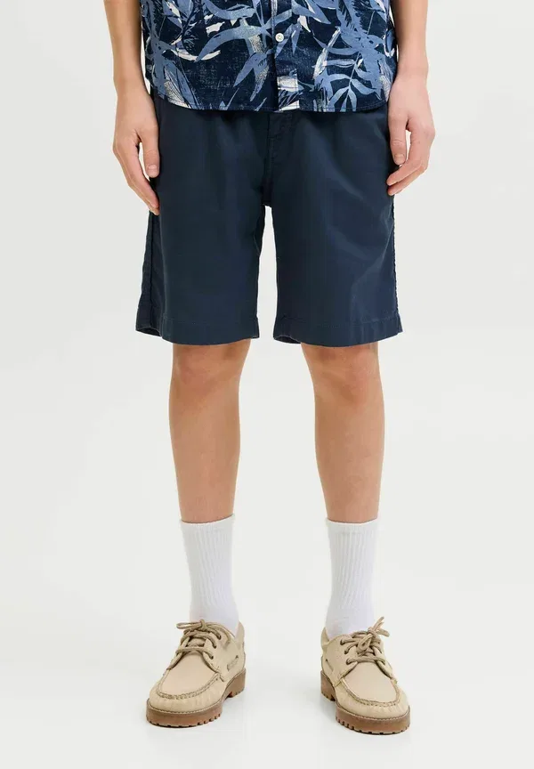 Шорты детские свободного кроя Jack & Jones Junior, темно-синий — фото 2