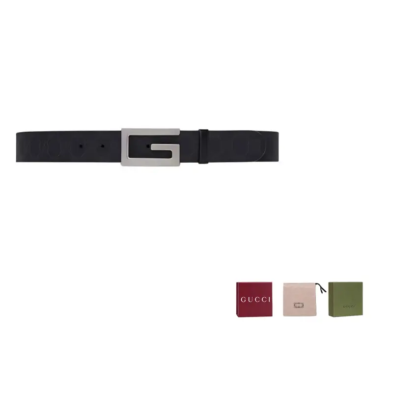 

Реверсивный ремень с квадратной пряжкой G GUCCI