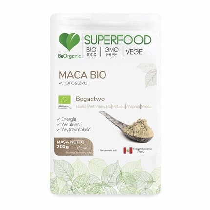 

Maca Bio Superfood Powder 200 г Беорганический, Beorganic
