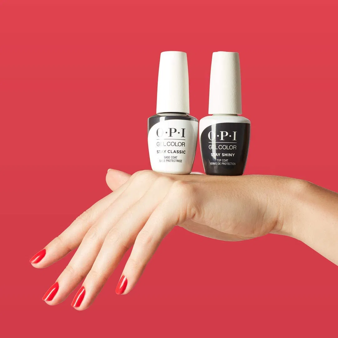 Полуперманентное базовое покрытие OPI GELCOLOR «Stay Classic Base Coat» GC-001, 15 мл Gelcolor