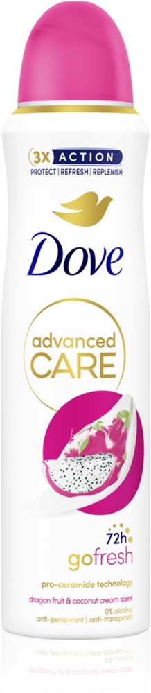 

Освежающий дезодорант Advanced Care Go Fresh для женщин Dove, dragon fruit&cocconut 150 мл