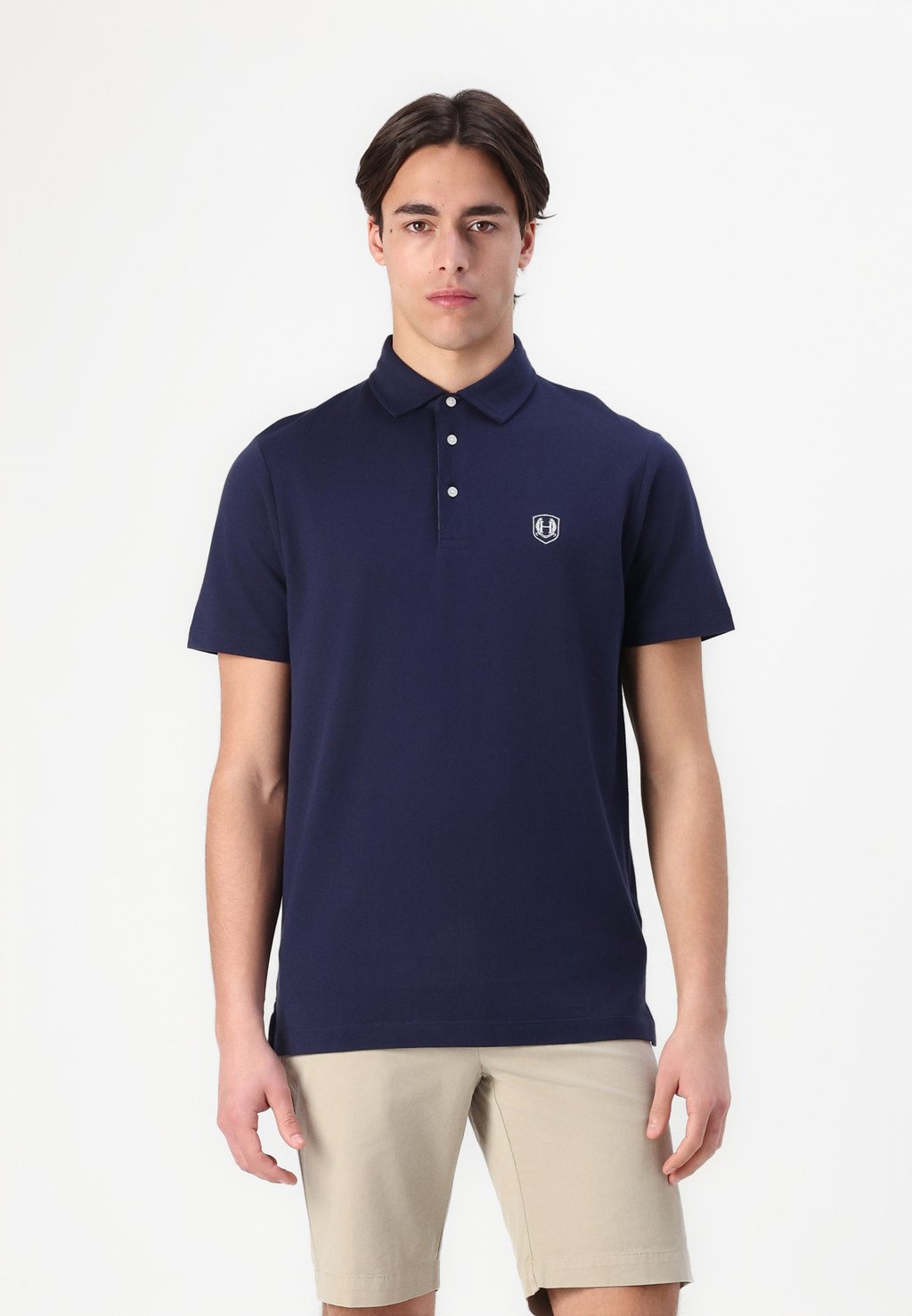 

Рубашка поло HERITAGE CREST LOGO Hackett London, темно-синий