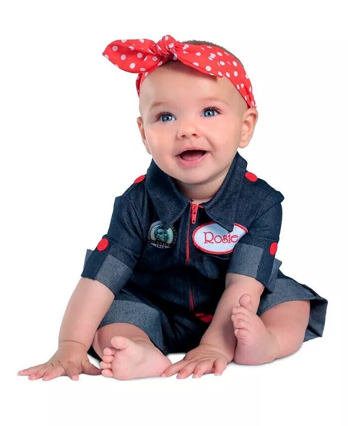 

Костбм Rosie the Riveter Buyseasons, синий