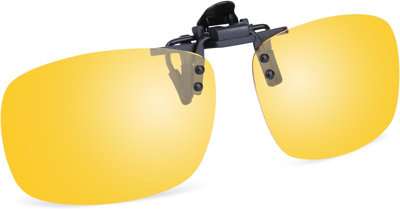 

Универсальные поляризованные солнцезащитные очки с откидными линзами, пластиковые линзы, спортивные очки для вождения, рыбалки, велоспорта и активного отдыха Besgoods, Yellow