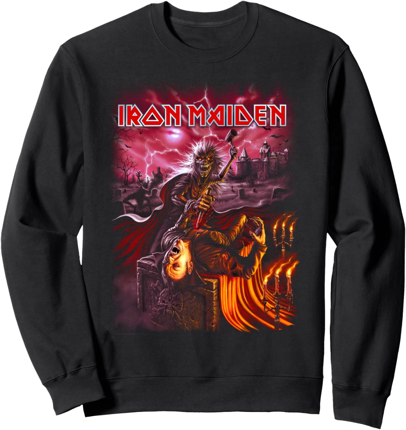 

Толстовка Iron Maiden - Transylvania, черная, Черный, Толстовка Iron Maiden - Transylvania, черная