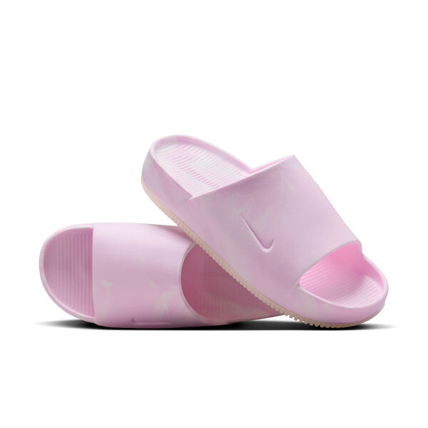 Тапочки calm se slide 'pink foam marbled' Nike, розовый — фото 3