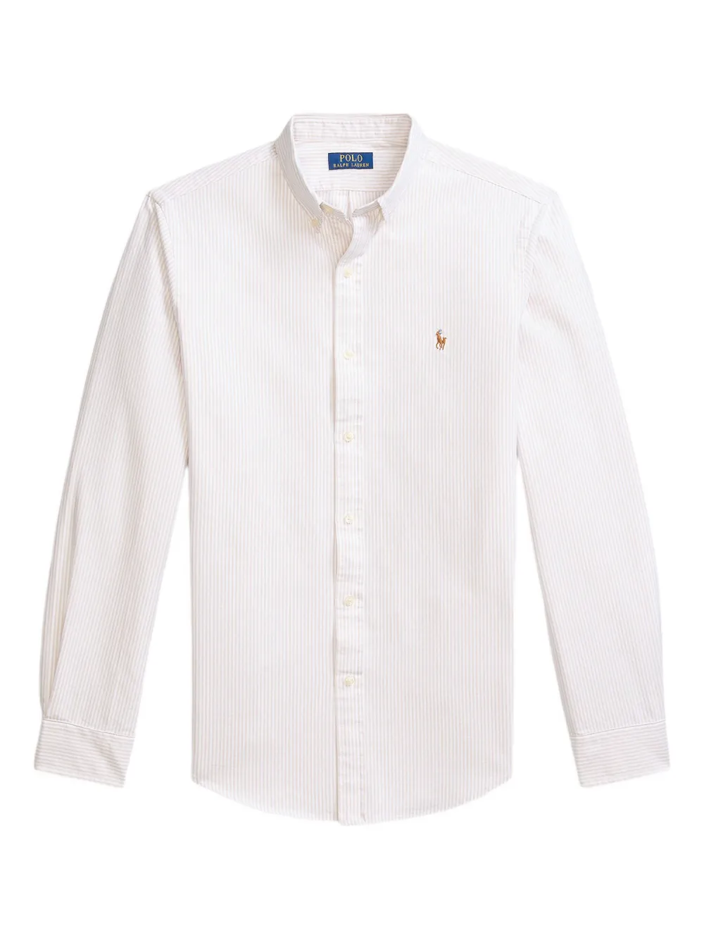 

Полосатая рубашка с длинными рукавами POLO RALPH LAUREN, белый