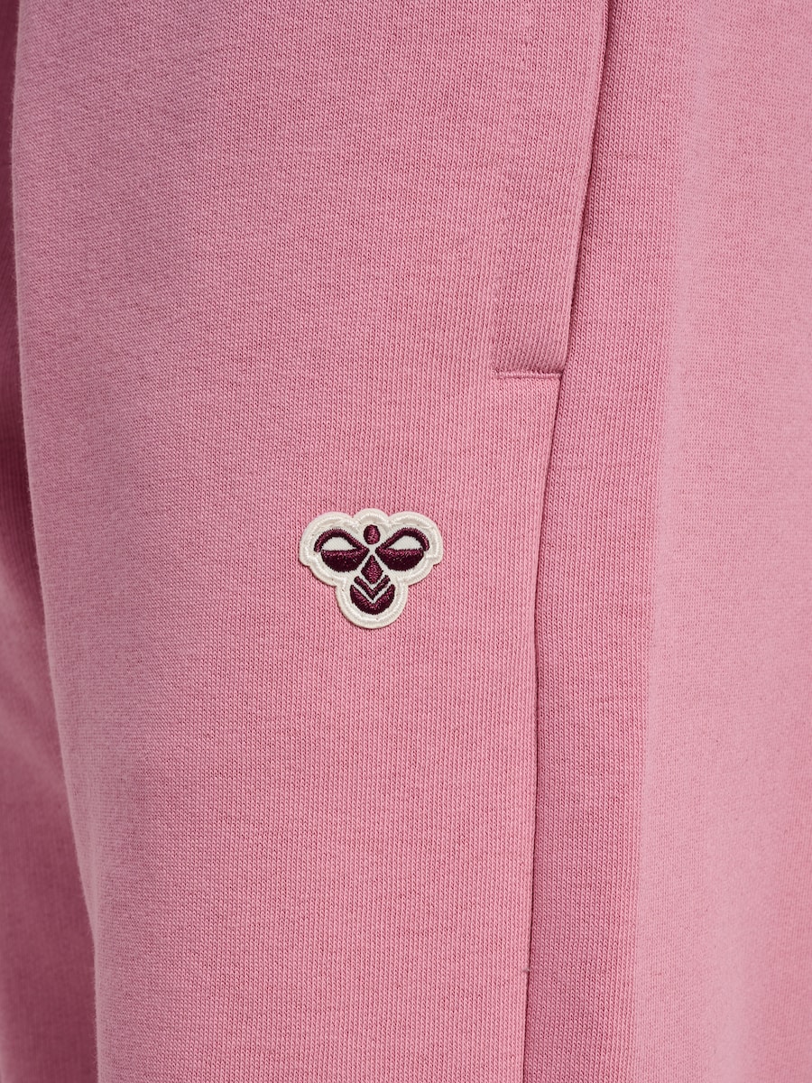 Зауженные спортивные брюки Hummel, светло-розовый — фото 4