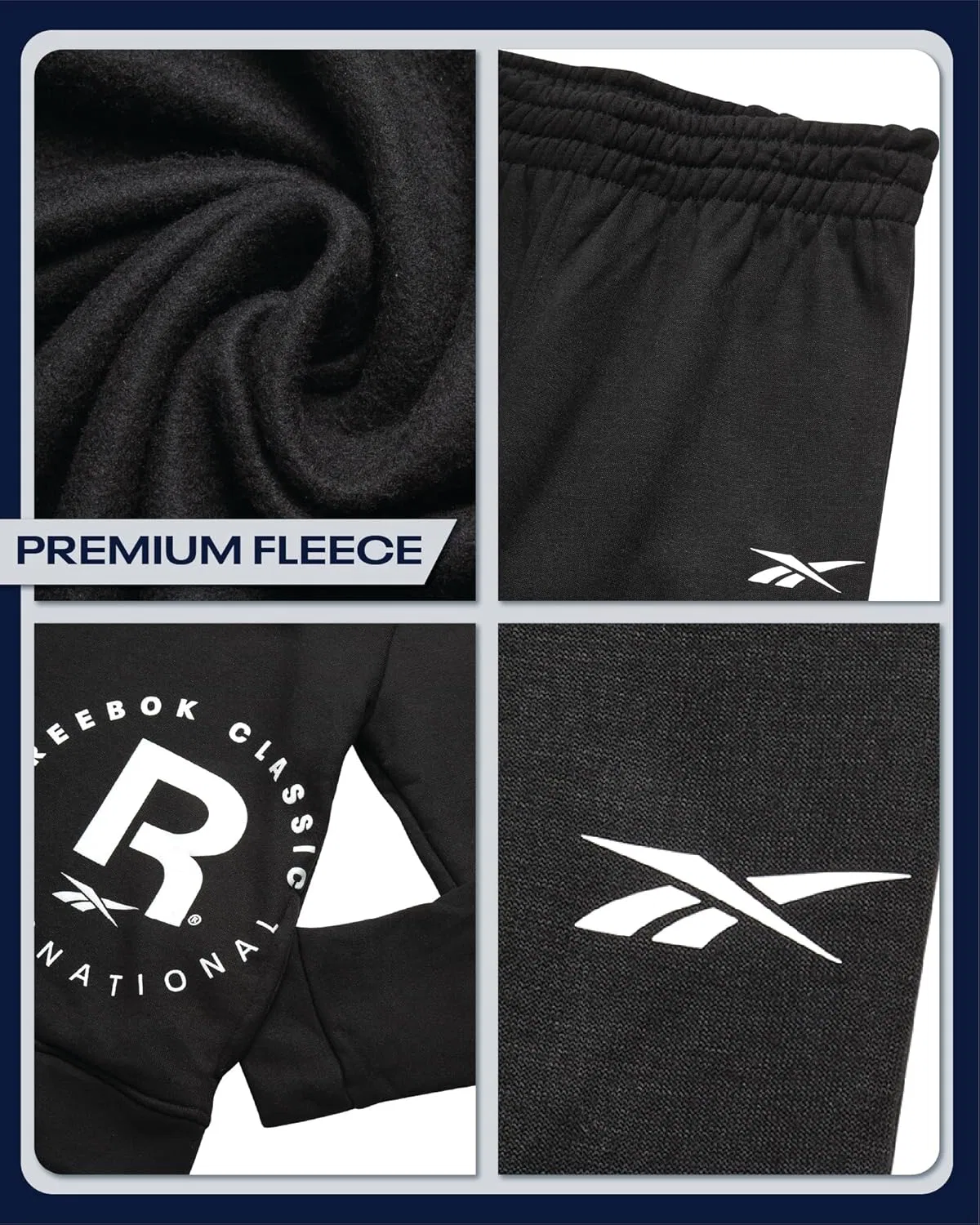 Детский спортивный костюм Reebok, 2 предмета, Jet Black — фото 3