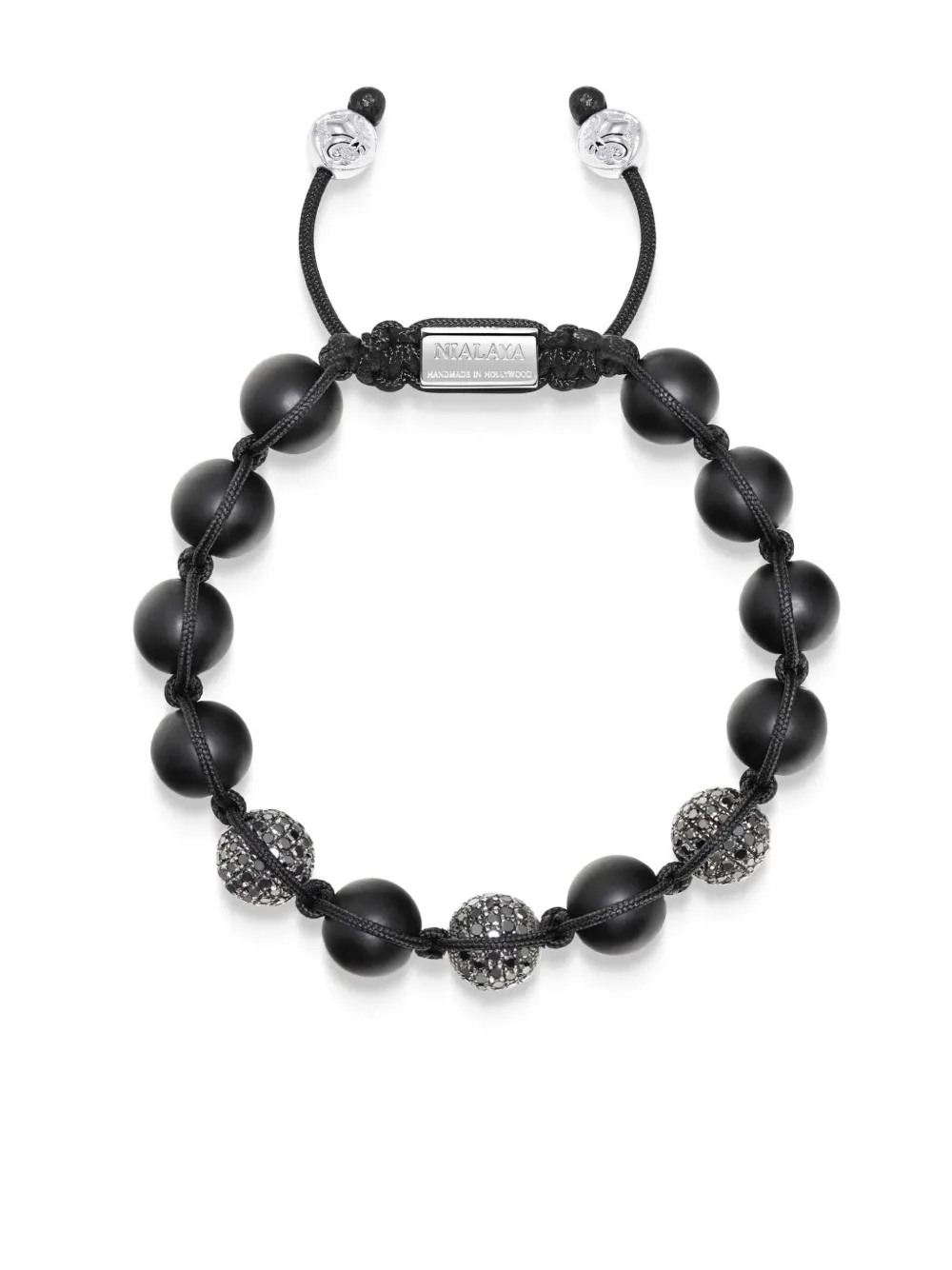 

Браслет из бусин Nialaya Jewelry, черный