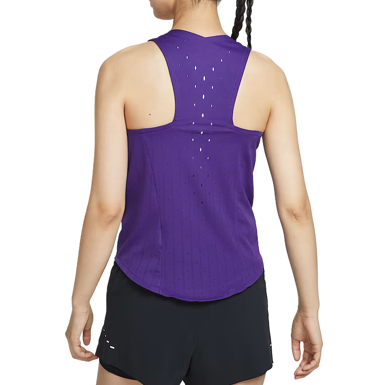 Nike Женская майка AEROSWIFT Sport цвета Garden Purple — фото 2