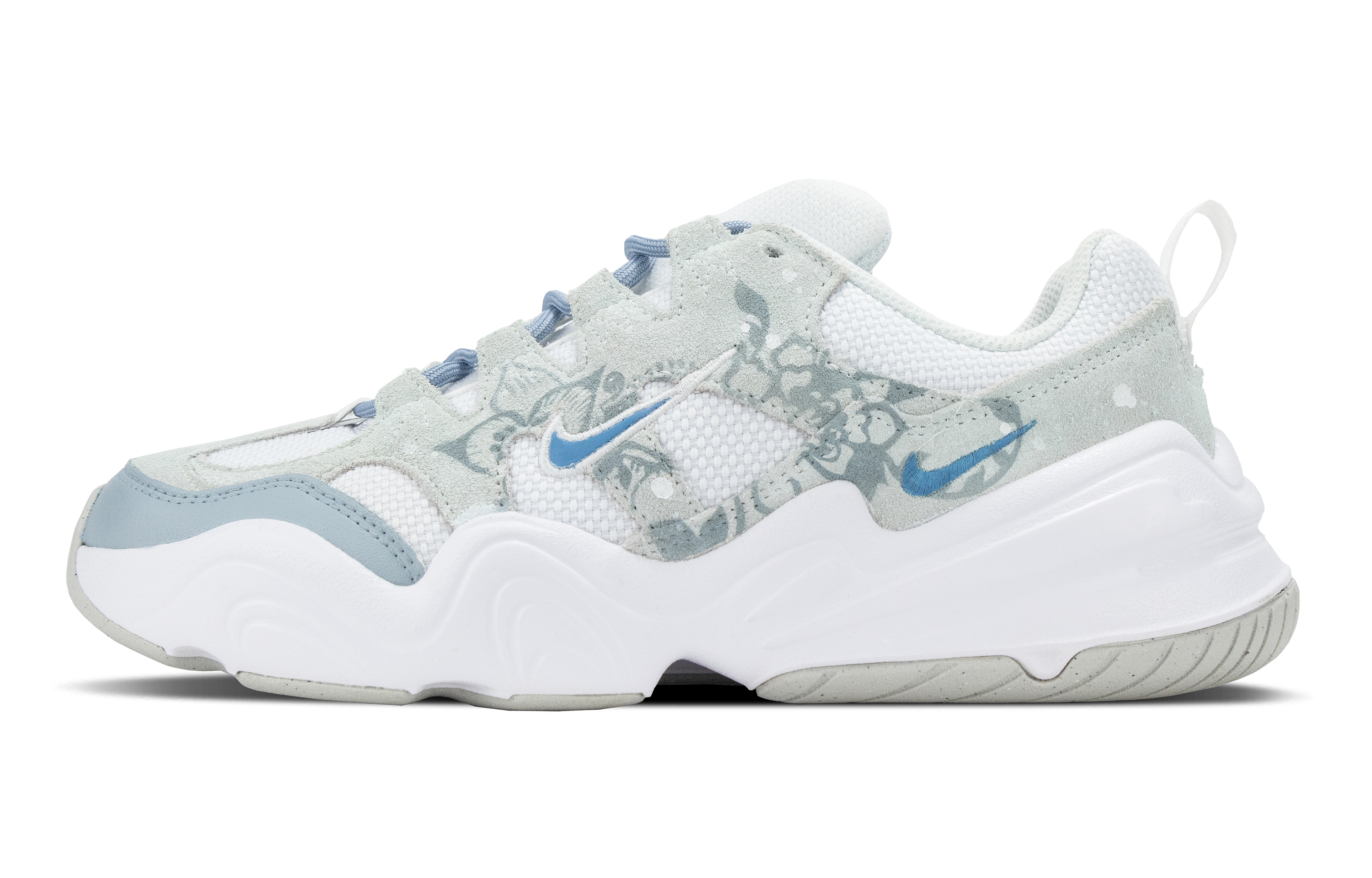 

Кроссовки Nike Tech Hera Lifestyle Shoes Women's Low-top White/blue, голубой, Синий, Кроссовки Nike Tech Hera Lifestyle Shoes Women's Low-top White/blue, голубой