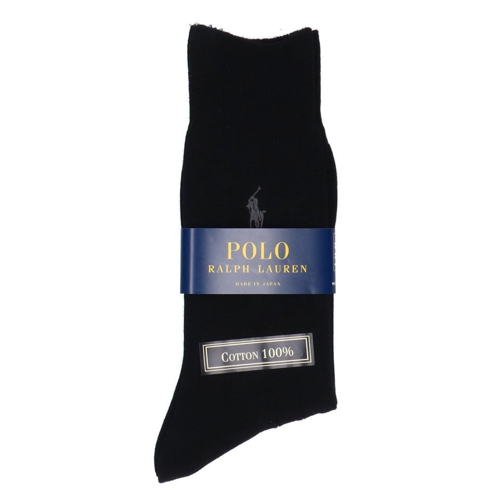 Мужские носки Polo Ralph Lauren из 100% хлопка. Polo Ralph Lauren, 98. Black — фото 2