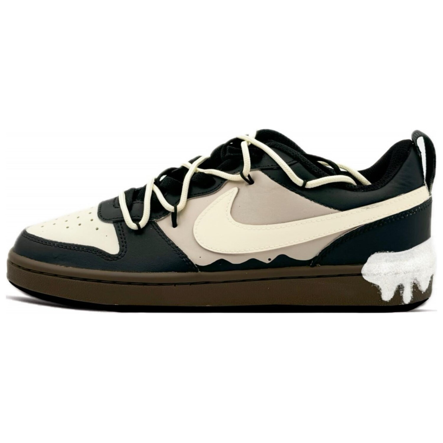 

Обувь для скейтбординга Court Borough для детей, начальная школа Nike, цвет Ivory