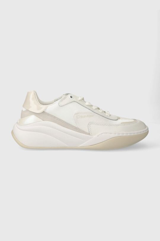 

Кроссовки CLOUD WEDGE LACE UP-PEARLIZED Calvin Klein, белый