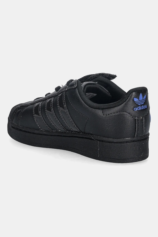 Детские кроссовки SUPERSTAR LED LIGHTS Adidas Originals, черный — фото 3
