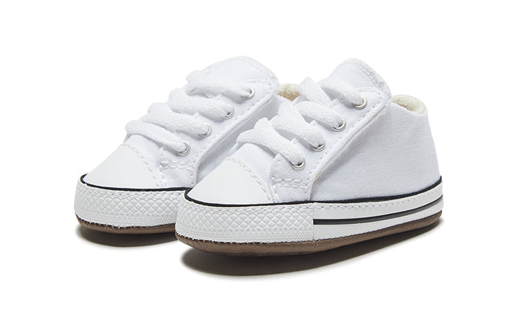 Кеды Converse Chuck Taylor All Star Cribster Toddler/Youth White, белый — фото 3