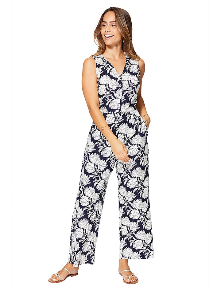 

Комбинезон Aller Simplement, темно-синий/белый