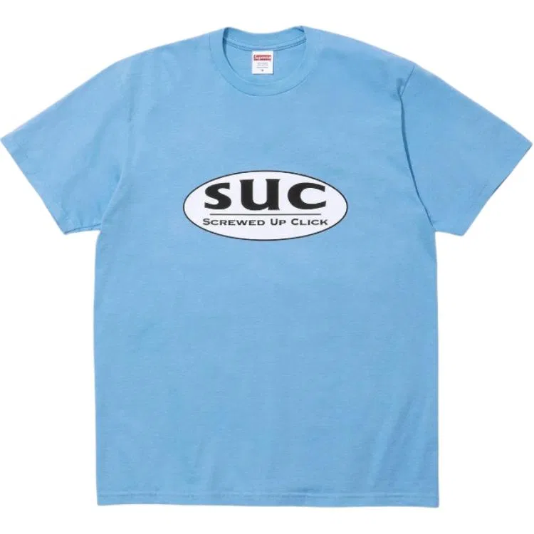 Футболка x DJ Screw SS26 WEEK6 SUC Tee, унисекс Supreme, Blue