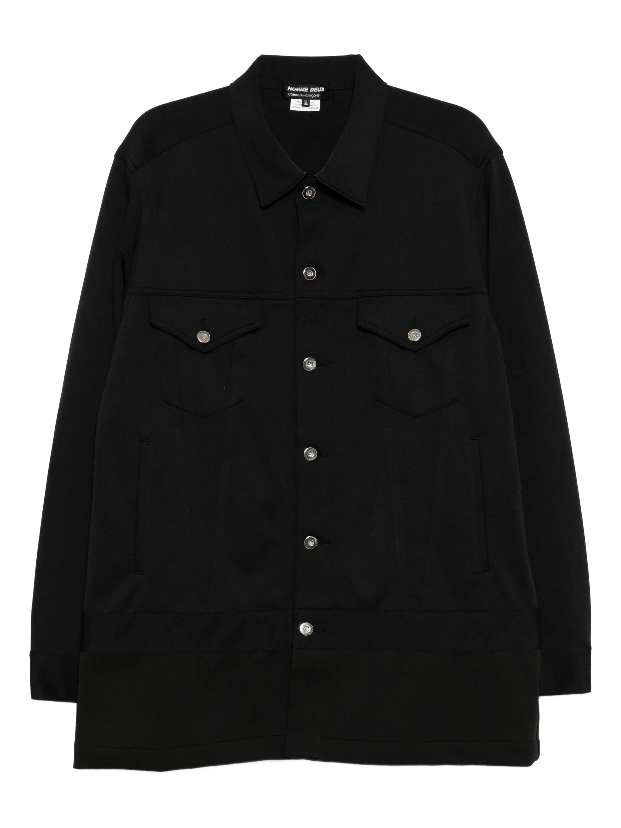 

Куртка с воротником Comme Des Garçons Homme Deux, черный