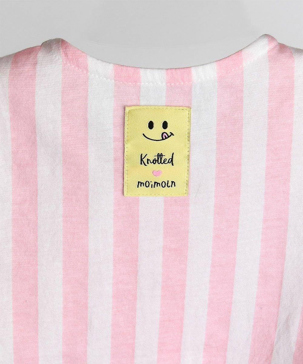 Комплект из полосатого топа и брюк Notted Moimoln, Pink — фото 4