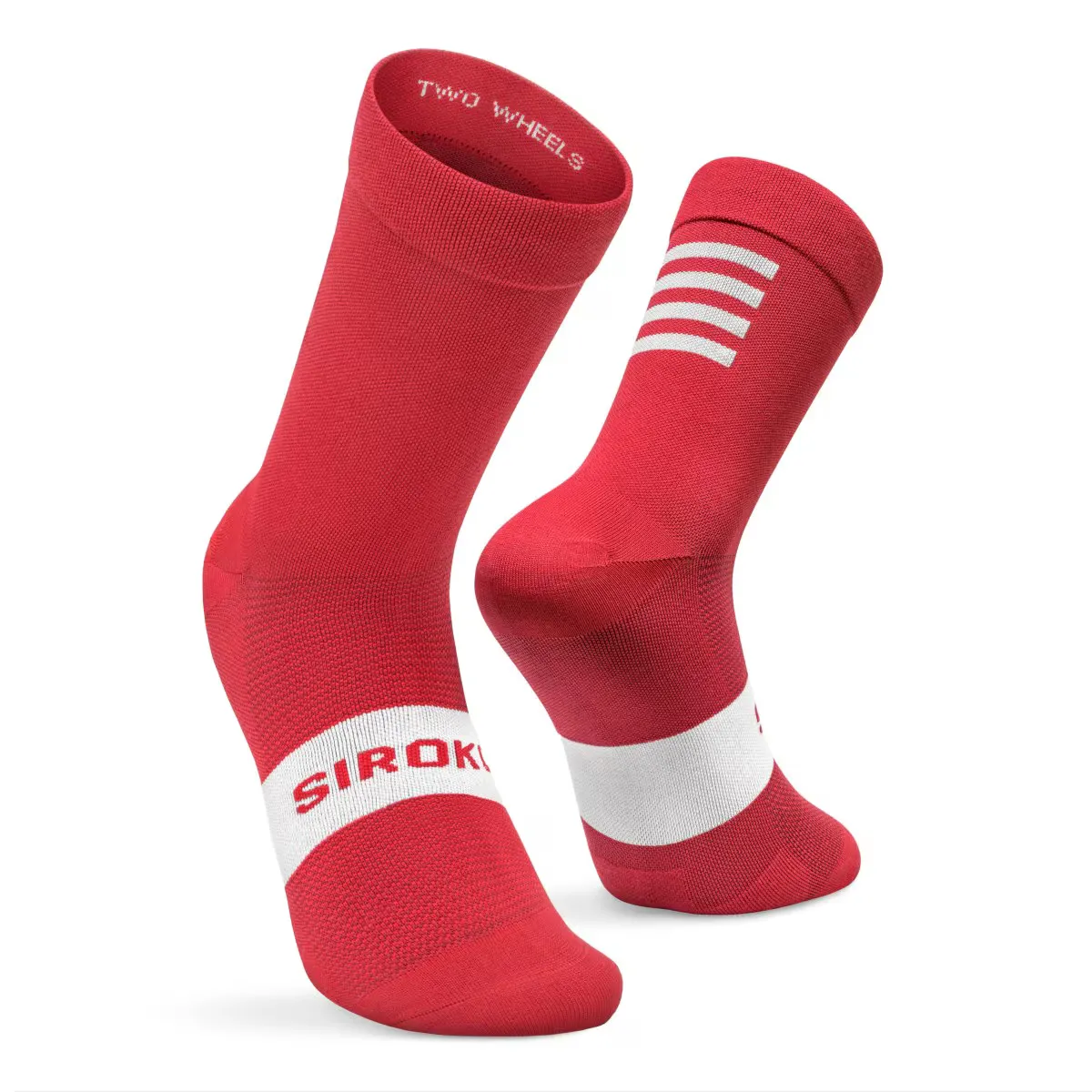 

S1 Red Flamme Rouge Siroko Велосипедные носки, красный