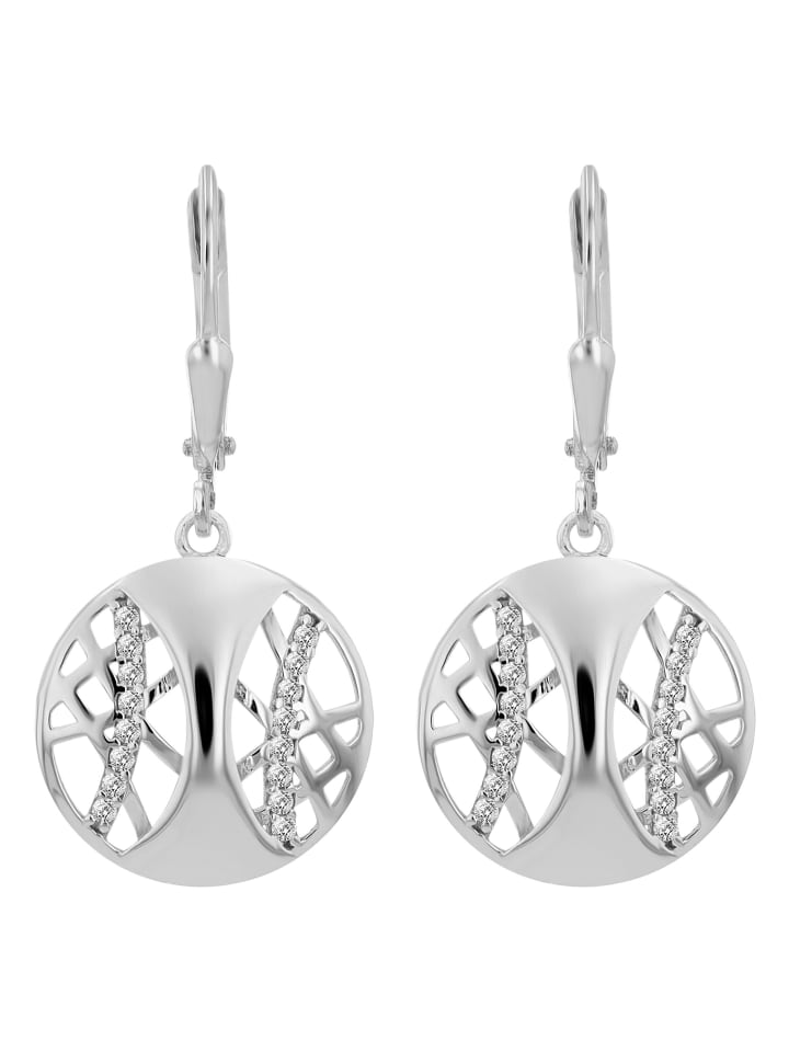 

Adeliás Женские серьги - серьги из серебра 925 пробы с цирконами в серебряной оправе