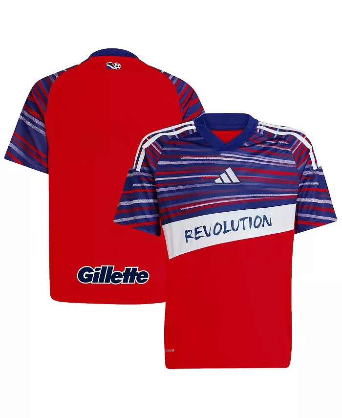 

Третья реплика джерси Adidas Red New England Revolution 2025 для мальчиков и девочек